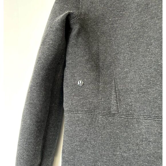 EUC Lululemon City Bound Turtleneck Heathered Black Gray Size 6 Spacer‎ Pullover - Picture 11 of 15